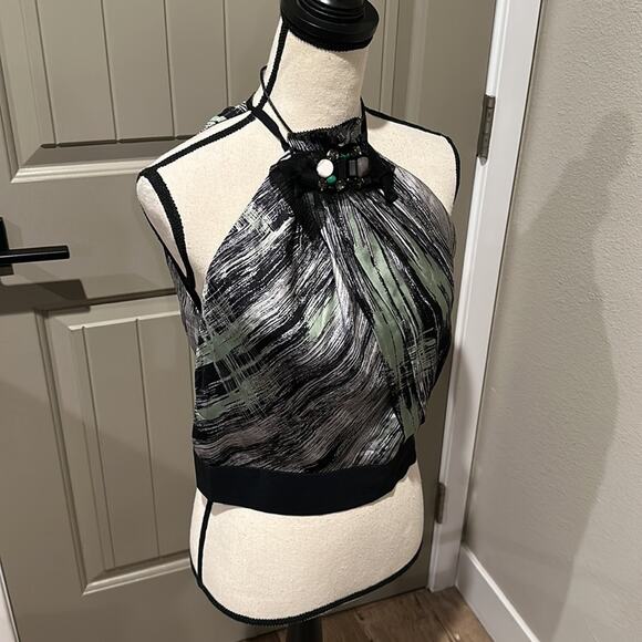 Robert Rodriguez Silk Halter Top - Picture 3 of 12